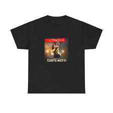 Maglietta LIGABUE TShirt La notte di Certe Notti Tour 2025 Rock Maglia Nera S-2X na sprzedaż  Wysyłka do Poland