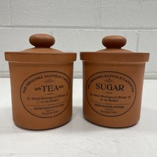 ORIGINAL VINTAGE RETRÔ Latas de Café de Cozinha de Pedra Yea Suffolk Cerâmica comprar usado  Enviando para Brazil