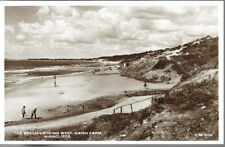 CARTÃO POSTAL LINDO ANTIGO R/P - PRAIA OLHANDO FAZENDA WEST NAISH HIGHCLIFFE DORSET C.1956 comprar usado  Enviando para Brazil