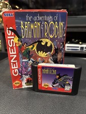 The Adventures of Batman & Robin Sega Genesis caixa de papelão variante TESTADO comprar usado  Enviando para Brazil