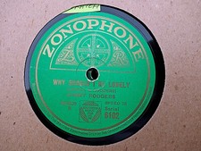JIMMIE RODGERS - Why Should I Be Lonely / BOB DICKSON - Violets 78 rpm disc (A+) comprar usado  Enviando para Brazil