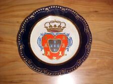 GILMAN & CO. BRASÃO HERÁLDICO DE PORCELANA PORTUGAL DESTAQUES COM ACABAMENTO EM OURO 24K comprar usado  Enviando para Brazil