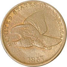 Usado, Moeda executiva 1857 Flying Eagle Cent - Defeito de prancha ÓTIMAS OFERTAS comprar usado  Enviando para Brazil