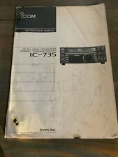 Icom 735 instruction for sale  Gage