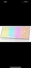 Teclado MageGee Wireless 75% Mecânico Light84 Cristal Transparente Teclas RGB comprar usado  Enviando para Brazil