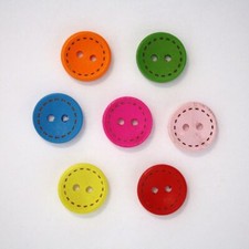 Boutons bois coloré d'occasion  Millas