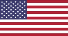 Calcomanía pegatina parachoques con bandera de Estados Unidos x2 paquete de dos"" proporcionalmente correcta segunda mano  Embacar hacia Mexico