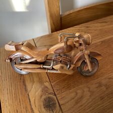 Wooden motorcycle ornament for sale  FELTHAM