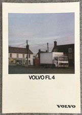 Folheto de vendas de veículos comerciais VOLVO FL4 TRUCK setembro de 1986 #RSP 62058.9.86 comprar usado  Enviando para Brazil