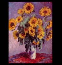 Claude monet sunflowers d'occasion  Expédié en Belgium