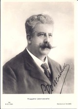 Ruggero leoncavallo. carte d'occasion  Expédié en France