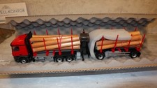 Conrad 78188/0 w 1:50, MB Arocs CZERWONY Palfinger Epsilon Q17Z Doll Krótki drewniany pociąg,   na sprzedaż  Wysyłka do Poland