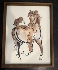 Horse painting brown for sale  Lawrenceville