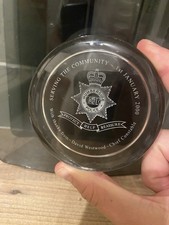 Humberside police paperweight. for sale  HULL