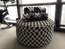 Black cream houndstooth for sale  Chicago