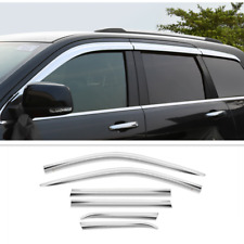 Usado, Janela De Cromo Viseira Sun Rain Guard Vent Shade por 2011-2021 Jeep Grand Cherokee comprar usado  Enviando para Brazil