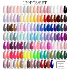 Conjunto de esmalte em gel 112/60/40/20 peças cores UV led nail art kit de verniz gel, usado comprar usado  Enviando para Brazil