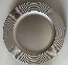 Silver melamine charger for sale  BARKING