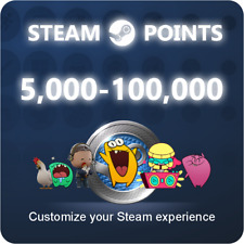 5000-100000 STEAM POINTS Steam Points Shop Moeda Get Points Shop XP comprar usado  Enviando para Brazil
