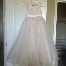 Vestido de noiva David's florista tamanho 7 rosa sussurrante comprar usado  Enviando para Brazil