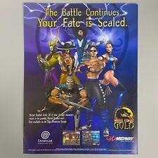 Usado, MORTAL KOMBAT GOLD SEGA DREAMCAST JEU VIDÉO 1999 VINTAGE RÉTRO ANNONCE comprar usado  Enviando para Brazil