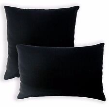 Usado, Capa/travesseiro de lona de algodão preto liso liso Aa152a*tamanho personalizado* comprar usado  Enviando para Brazil
