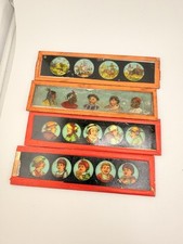 Antiga Lanterna Mágica Vidro Slide Strip View Master 4 Pessoas Indígenas Nativos comprar usado  Enviando para Brazil