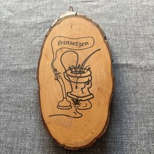 Holz schild hinsetzen gebraucht kaufen  Thedinghausen