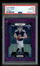 Usado, 34771 2023 Panini Prizm #397 Will Levis Purple RC 32/125 Tennessee Titans PSA 10 comprar usado  Enviando para Brazil