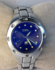 Fossil blue dial for sale  Queensbury