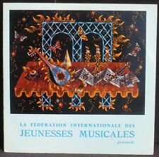 Jeunesses musicales Jean-Bernard Pommier Rosana Maria Martins LP NM-, CV EX comprar usado  Enviando para Brazil