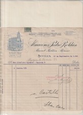 Usado, Sevilla Factura Comercial Almacenes Pedro Roldan año 1941 (GQ-795) comprar usado  Enviando para Brazil