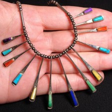 color multi stone pendant for sale  Fair Oaks