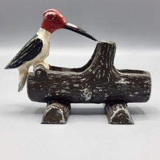 Vintage woodpecker log for sale  Plover