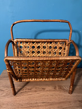 Vintage bamboo wicker for sale  BROUGH