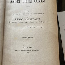 Mantegazza 1886 gli usato  Roma