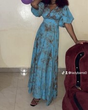 Robe longue africaine d'occasion  Palaiseau