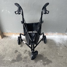 Black foldable walker for sale  TONBRIDGE