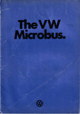 Volkswagen microbus brochure for sale  BAGSHOT
