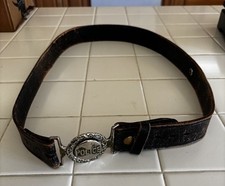 Police belt leather for sale  Virginia City