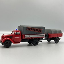 Caminhão de bombeiros Ford 3000 com reboque escala 1/87 (H0) comprar usado  Enviando para Brazil