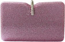 Bolsa clutch rosa cristal festa noite bolsa cintilante casamento bolsas, usado comprar usado  Enviando para Brazil