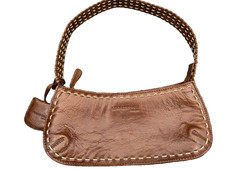 Bolsa de ombro Kenneth Cole feminina couro genuíno detalhe de ponto bolsa de mão comprar usado  Enviando para Brazil