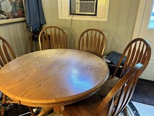 Dining table chairs for sale  Cushing