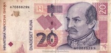 Croazia kuna 2001 usato  Barletta