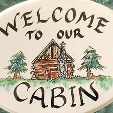 Cabin welcome wall for sale  Massapequa Park