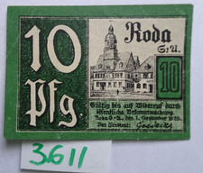 ALEMANHA 1920 - STADT RODA / SAKSONIA - 10 Pfg - AU/UNC - Gra R32.7 - MARCA D'ÁGUA comprar usado  Enviando para Brazil