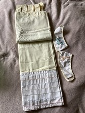Yellow curtain set for sale  BRIDGWATER