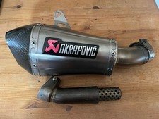 Akrapovic titanium slip for sale  WORCESTER