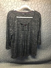 Blusa túnica Kensie ~ estampa de zebra com laço rosa - Tamanho Grande comprar usado  Enviando para Brazil